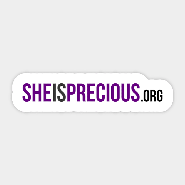 SheIsPrecious.org Sticker by SheIsPrecious